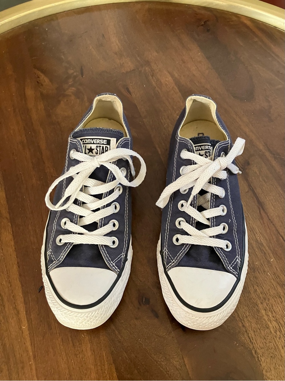 Converse Women's Chuck Taylor All Star Low Sneakers Navy Blue US Size 7 W9697